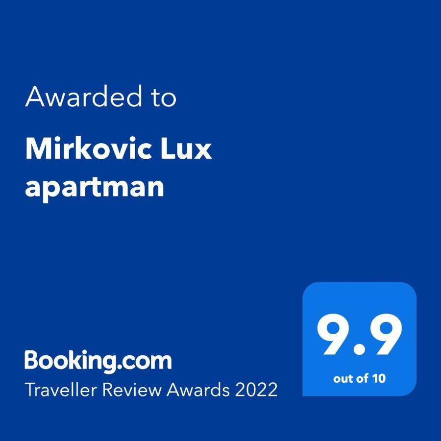 Mirkovic Lux Apartman Ni Eksteriør billede